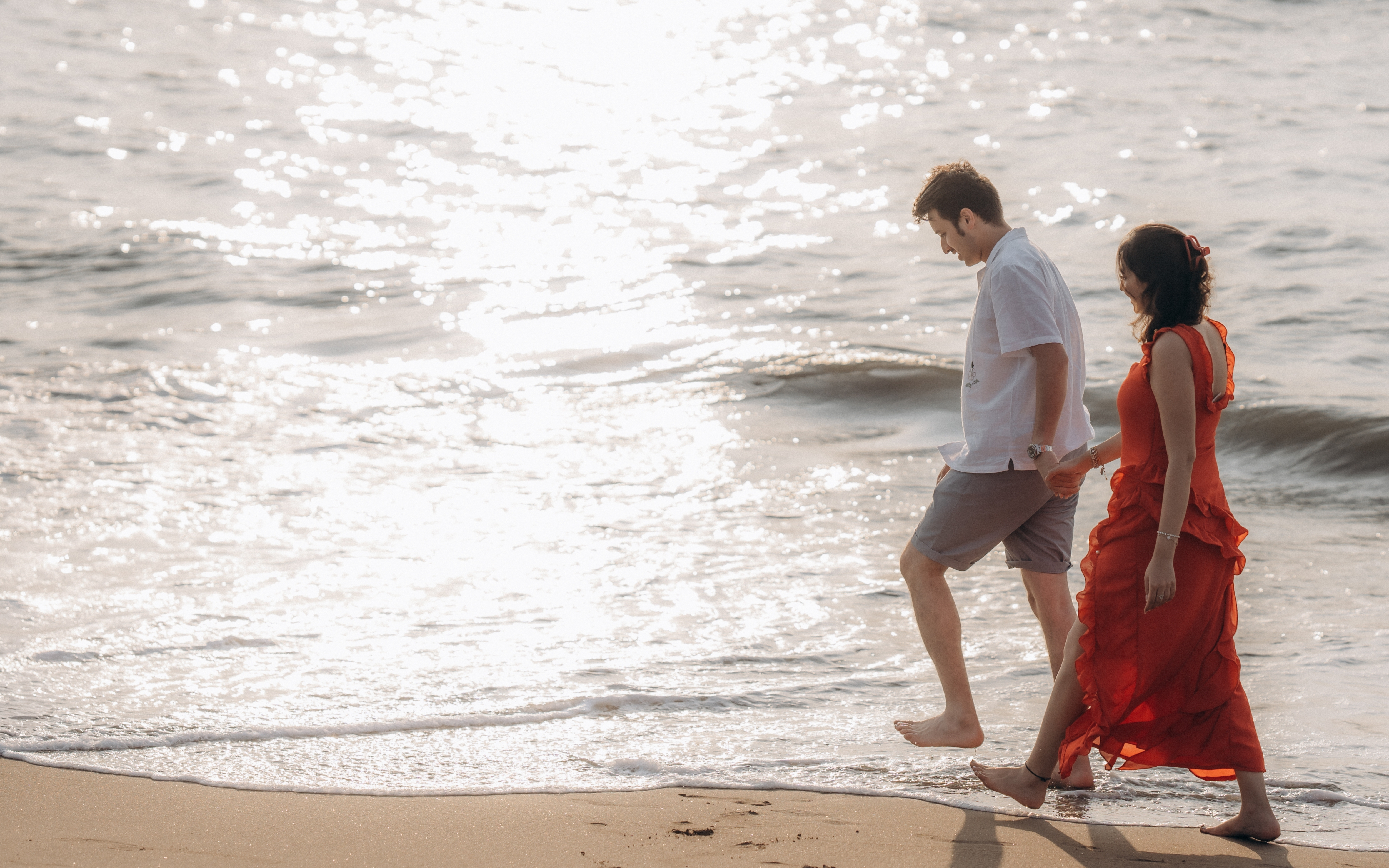Film still, Parth and Aakanksha Goa pre-wedding